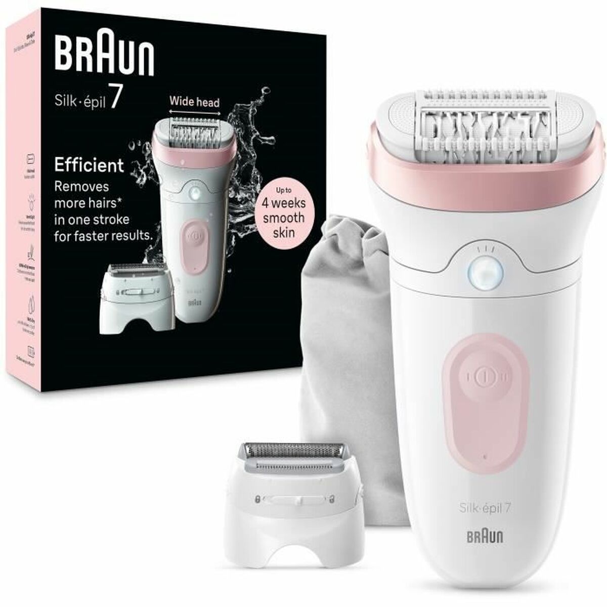 Removedor de cabelo elétrico Braun Silk-épil 7 7-030