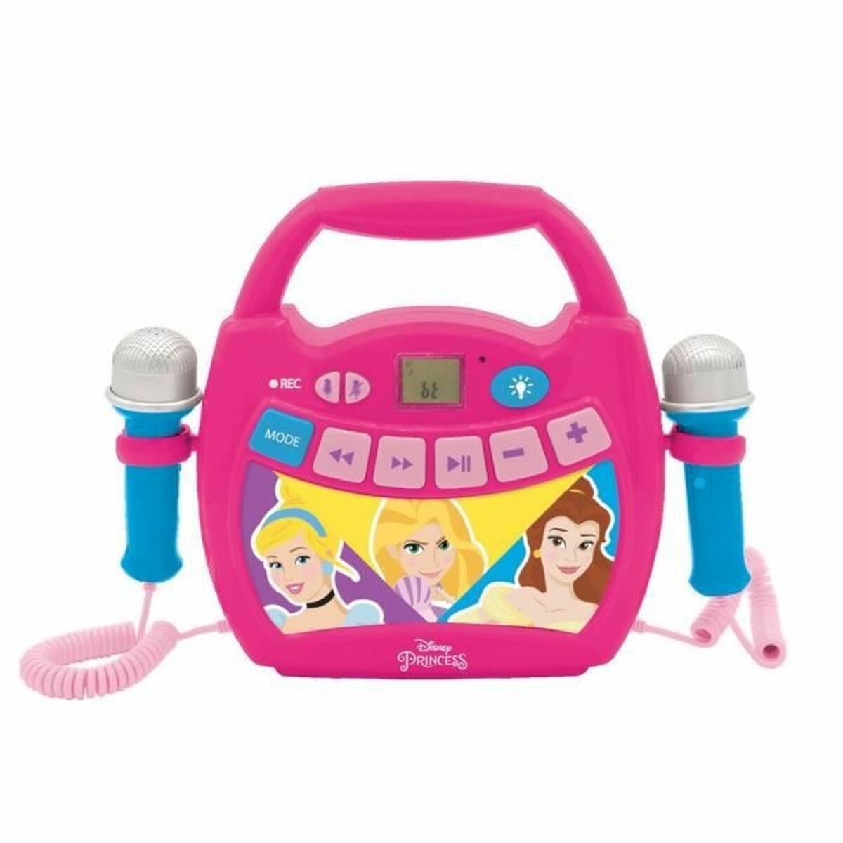 Alto -falante Bluetooth com o microfone de karaokê Lexibook Princesa de Disney
