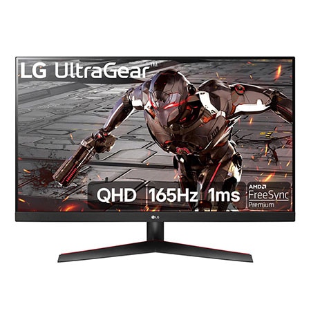 Monitor Gamer LG UltraGear 31,5pol QHD 2560x1440 165Hz 1ms (MBR) HDR10 HDMI AMD FreeSync 32GN600-B - 32GN600-B