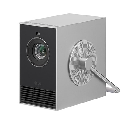 Projetor LG CineBeam Q 4K UHD Laser, Smart WebOS, Leve e Ultraportátil, até 120”, Screen Share, Air Play, Bluetooth e Alto-falante - HU710PB - HU710PB